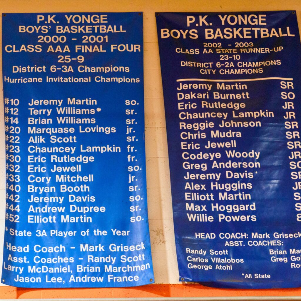 P.K. Yonge alum Jeremy Martin played basketball on successful Blue Wave teams. Photo by Walker Smith