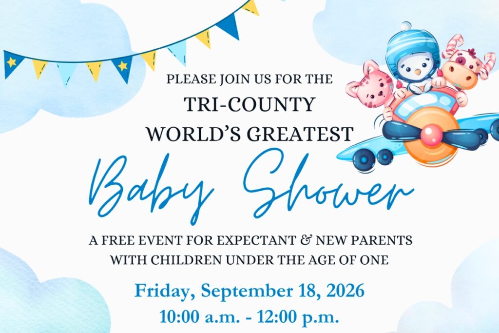 The 2026 Tri-County World’s Greatest Baby Shower will be held on Friday, Sept. 18, at the Community Building on the Haven campus in Chiefland. Courtesy of PSF