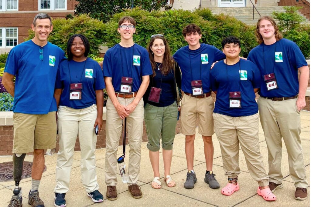 For the second consecutive year, Alachua County’s 4-H Envirothon team, The Tardigrades, represented Florida at the International NCF-Envirothon Competition. Courtesy Jonathan Pruden