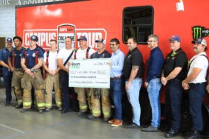 Gainesville firefighters awarded $10,000 check from Bloom Energy, ESPN 