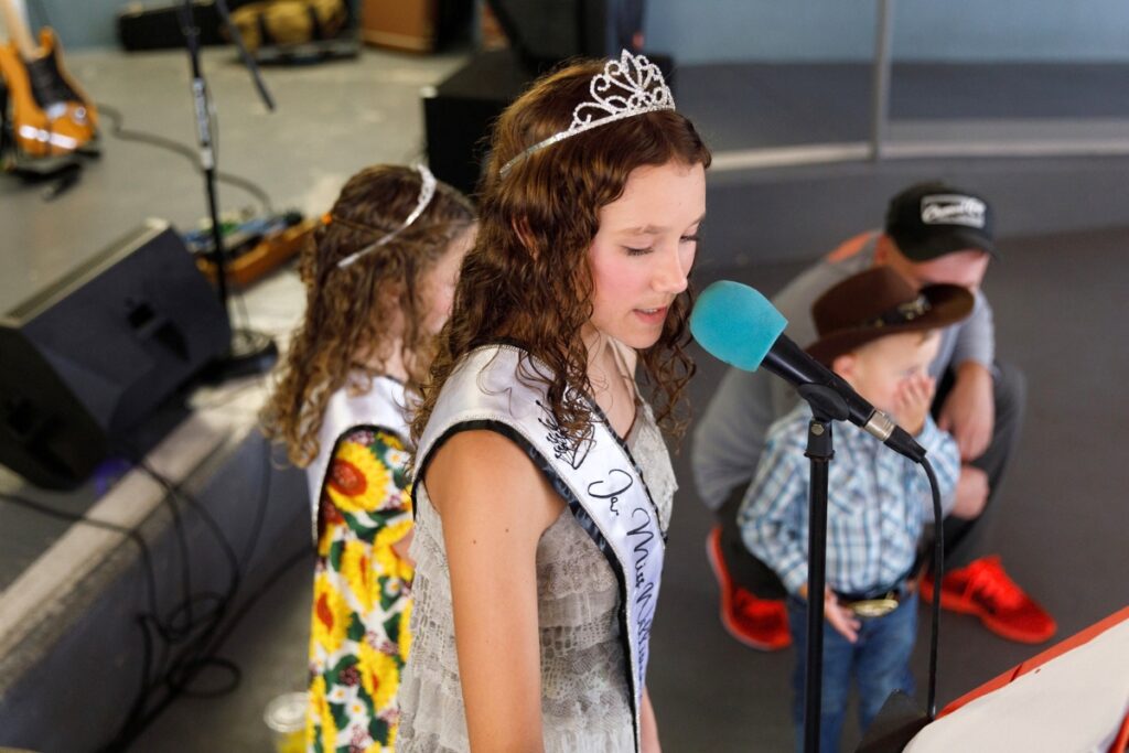 Junior Miss Williston presents the pageant winners at the 37th annual Central Florida Peanut Festival in Williston. Photo by Walker Smith