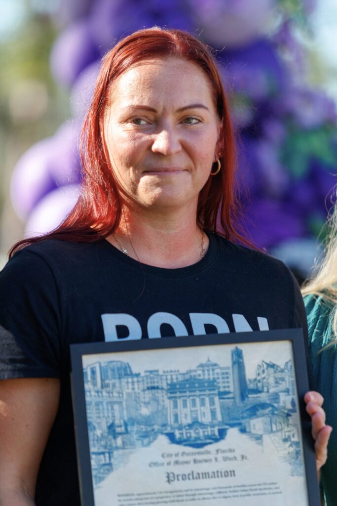 Lauren Blake, who lost her twins in 2017, has attended the annual butterfly release since its inception. One of the event’s first speakers, Blake returns each year to support parents honoring their children.
