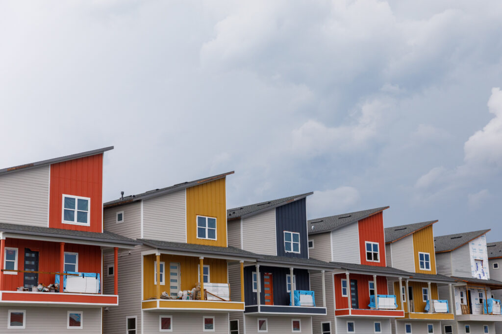 So far, 26 of Tech City's planned 252 homes are built, with another 20 slated to open in early 2027. Photo by Walker Smith