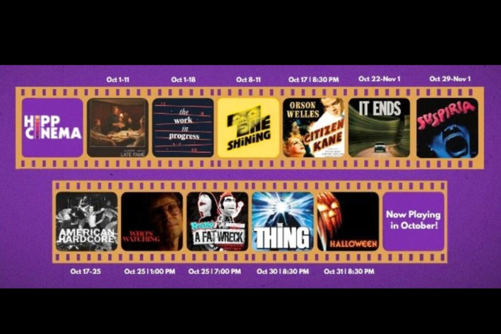 The Hippodrome Cinema recently announced its October 2026 lineup. Courtesy Hippodrome Cinema
